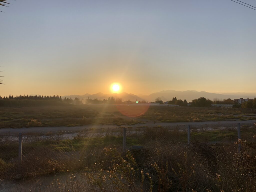 Soleil couchant